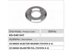 CR Denso Enjektör Pulu (Toyota 4D)